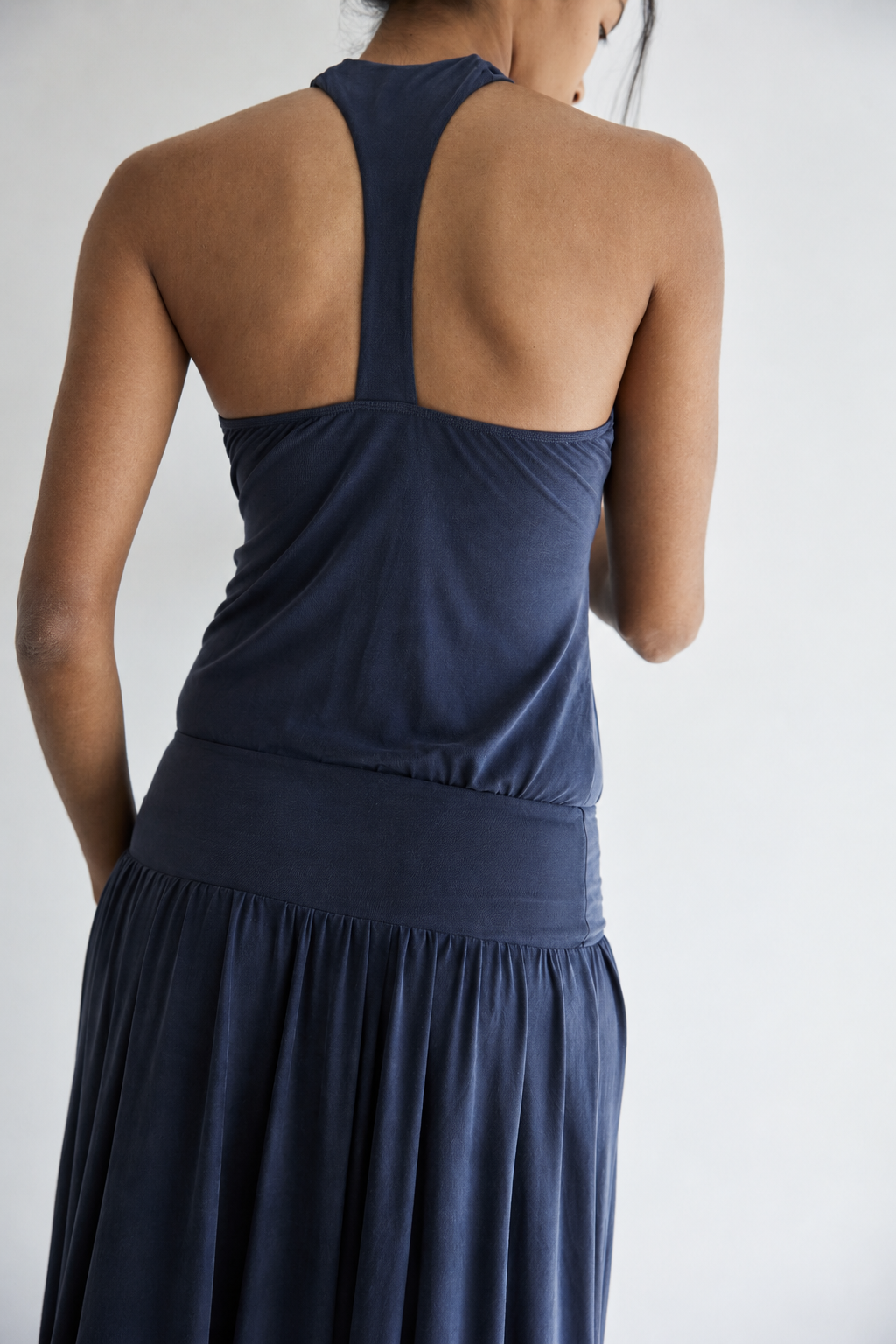 model- Model is 1.74 m and wears size S