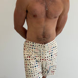Model is 1.88 m (6'2") and wears size M