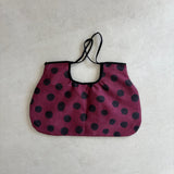 Polkadots Bag Burgundy