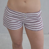 Button Short Red