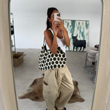 Polkadots Bag Green